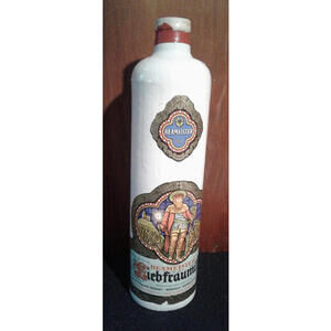 Jim Beam Beameister Liebfraumiteh Stoneware Decanter 1966 Army Mess Germany